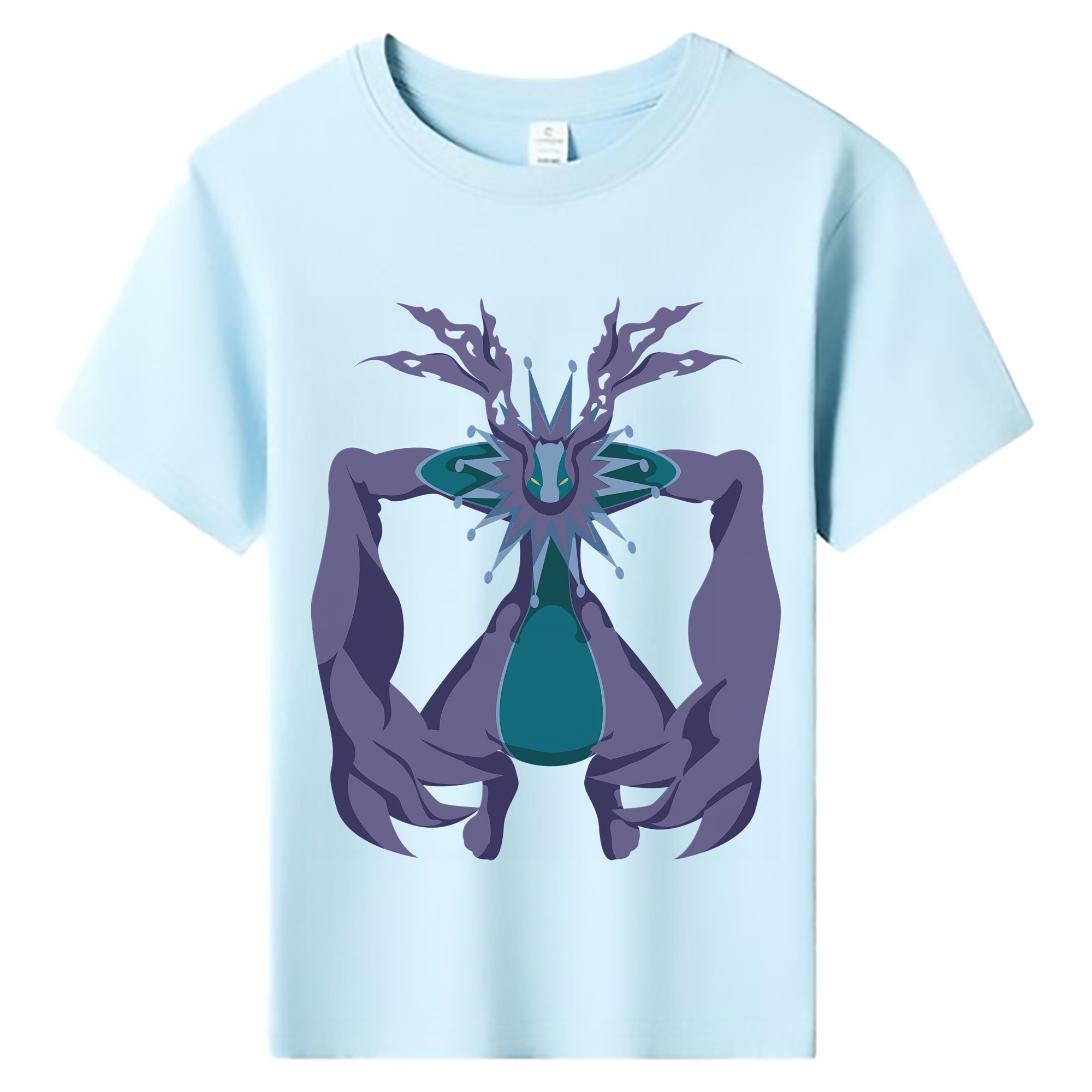 （画像用） Digimon デジタルモンスター/デジモン 綿100％キッズTシャツ（フロントプリント）